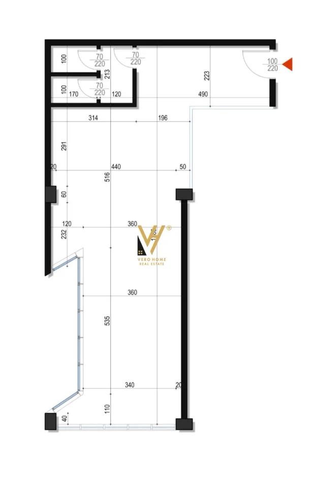 Tirane, shitet zyre Kati 2, 87 m² 567.450 € (THE ONE RESIDENCE, BLLOK)