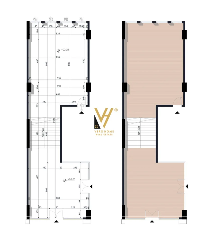 Tirane, shitet dyqan Kati 0, 131 m² (BLLOK)