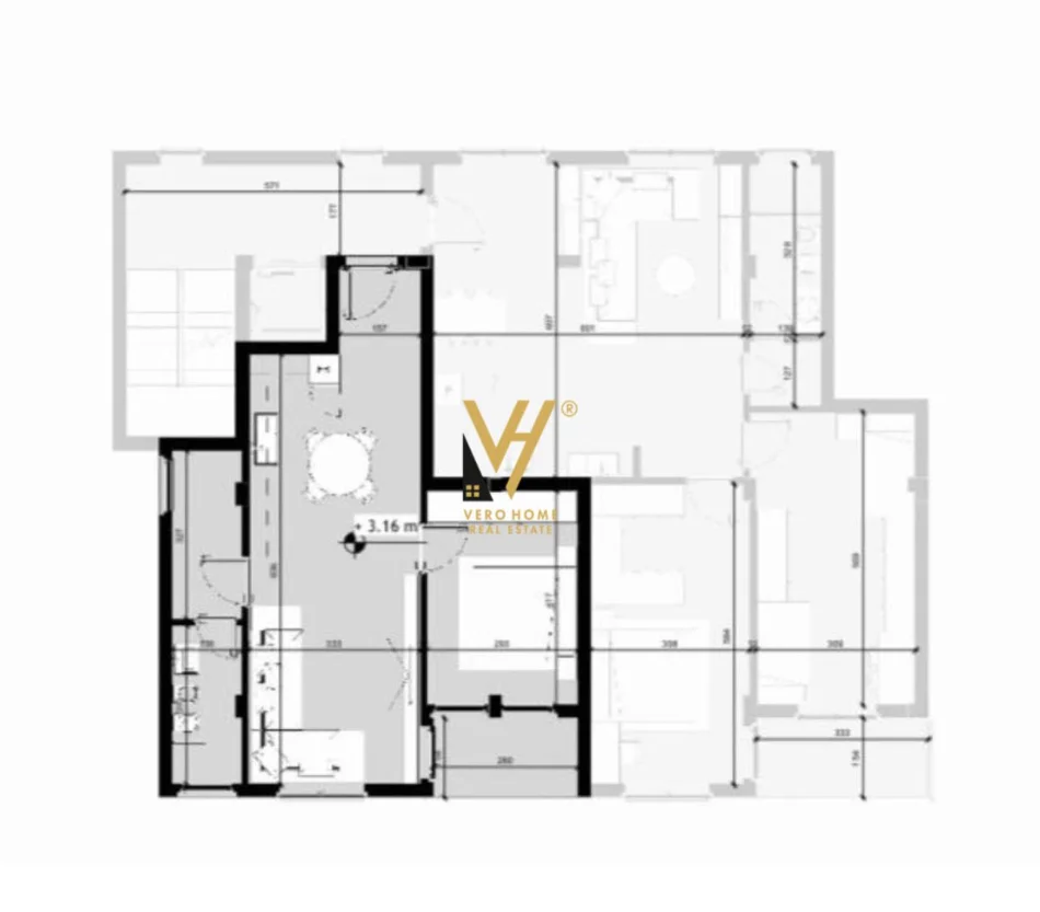 Tirane, shitet apartament 1+1+Ballkon Kati 1, 75 m² 132.000 € (LIQENI I FARKES)