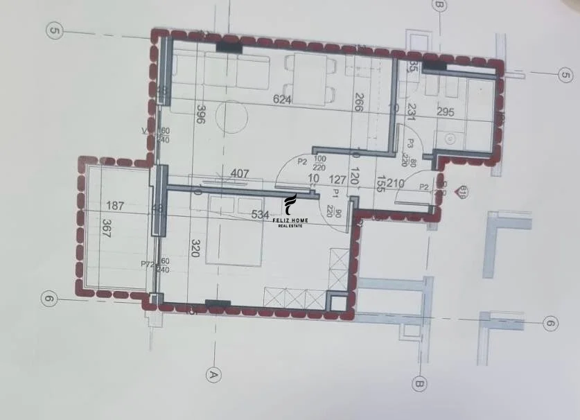 Tirane, shitet apartament 1+1 Kati 5, 76 m² 175.100 € (ISH FUSHA E AVIACIONIT)