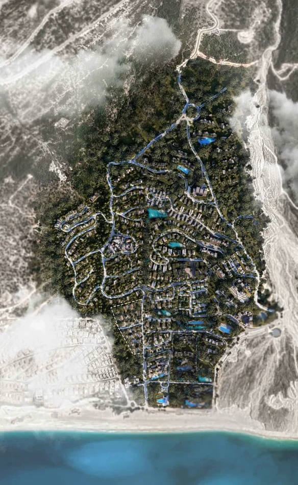 Vila më SPEKTAKOLARE Twin në 📍Green Coast II ÇA BËHET??? 331m² Ndërtim & 340m² Truall - Me PISHINË 🔵 & Pamje nga Deti 1.223.000 € 🌊✨️