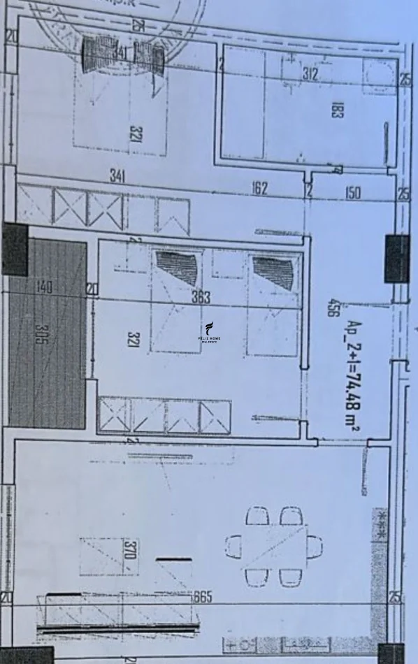 Tirane, shitet apartament 2+1 Kati 6, 74 m² 103.000 € (PASKUQAN)