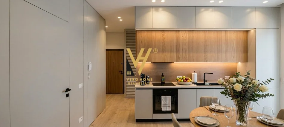 Tirane, jepet me qera apartament 1+1+Ballkon Kati 2, 50 m² 900 € (KODRA E DIELLIT)