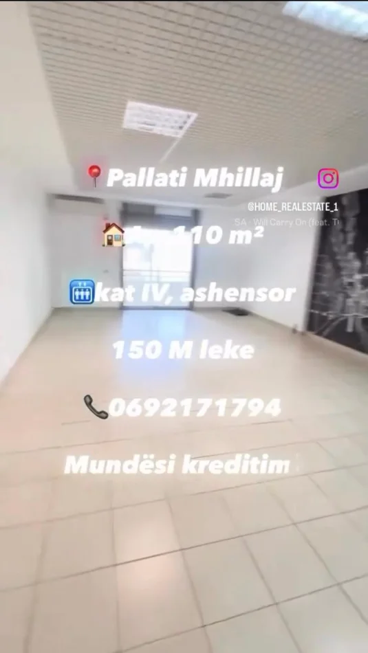 Tirane, shitet apartament 2+1 Kati 4, 110 m² 155.000 € (Pallati Mhillaj)
