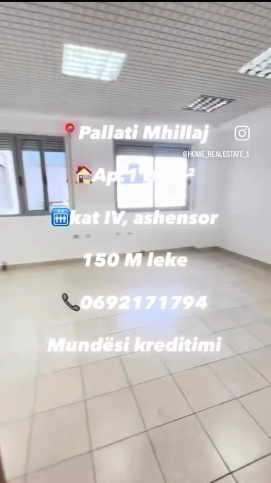 Tirane, shitet apartament 2+1 Kati 4, 110 m² 155.000 € (Pallati Mhillaj)