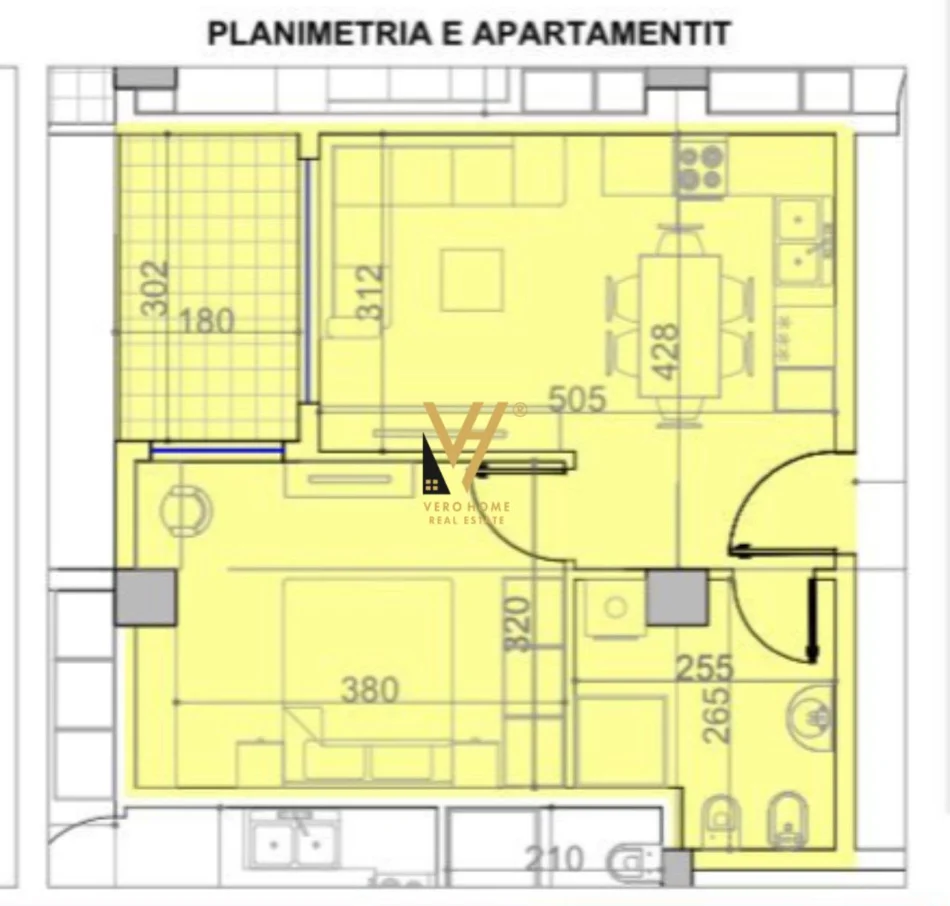 Tirane, shitet apartament 1+1+Ballkon Kati 3, 55 m² 80.000 € (PASKUQAN)