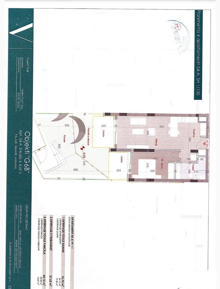 Himare, shitet apartament 1+1 Kati 6, 76 m² 250.000 € (GREEN COAST ")