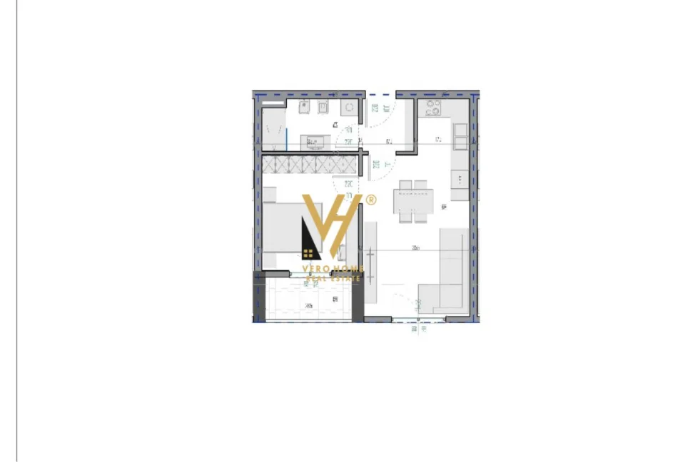 Tirane, shitet apartament 1+1+Ballkon Kati 2, 62 m² 62.000 € (KAMEZ)