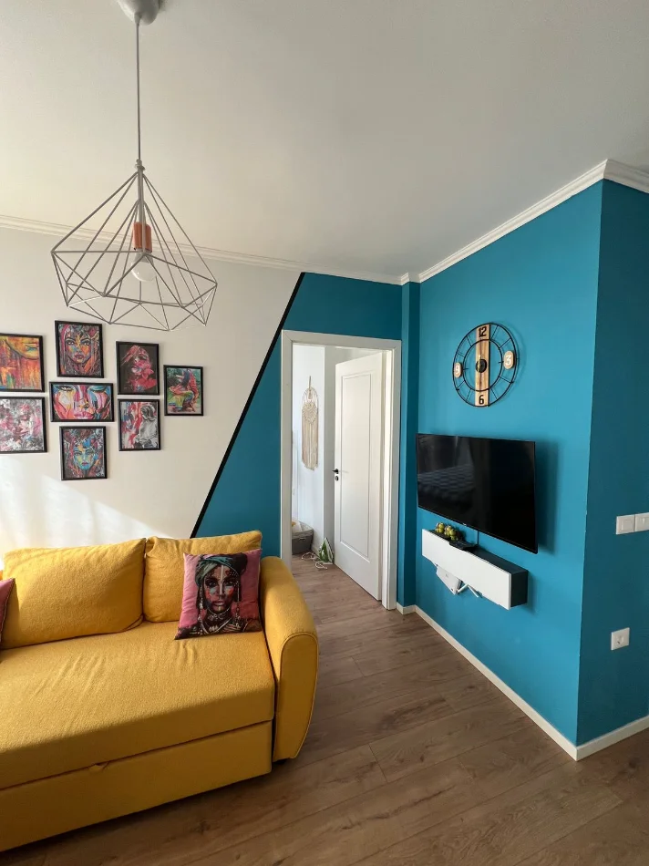 Tirane, jepet me qera apartament 1+1 Kati 4, 55 m² 500 € (Prokuroria e Tiranes)