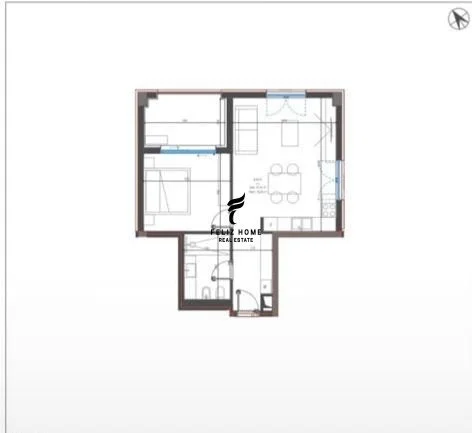 Dhermi - Palase, shitet apartament 1+1+Ballkon Kati 1, 79 m² 238.000 € (DHERMI)