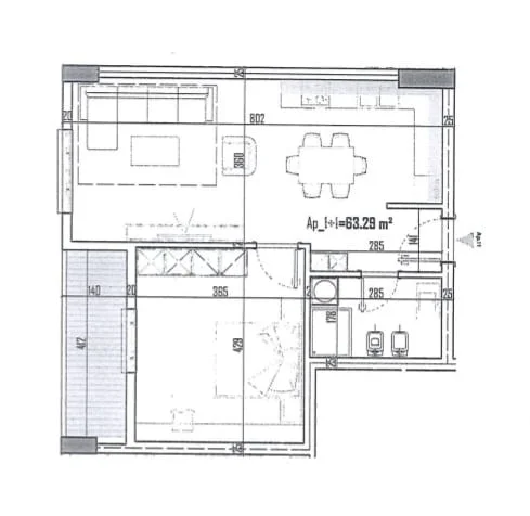 OKAZION  SHITET APARTAMENT  1+1  NE  PASKUQAN  76.503 EURO