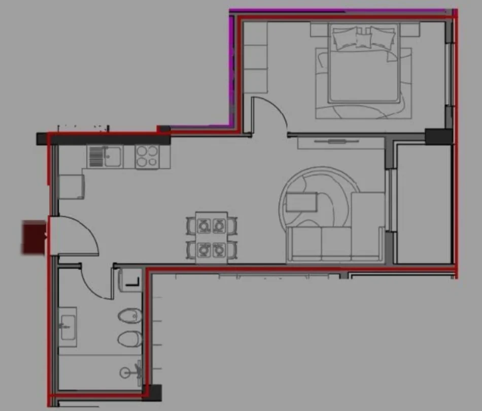 Tirane, shitet apartament 1+1+Aneks+Ballkon Kati 3, 70 m² 79.000 € 
