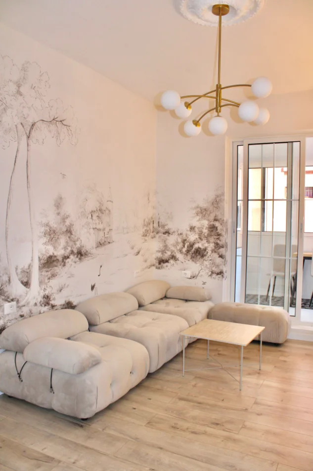 Tirane, jepet me qera apartament 2+1+Aneks+Ballkon Kati 3, 71 m² 1.100 € 