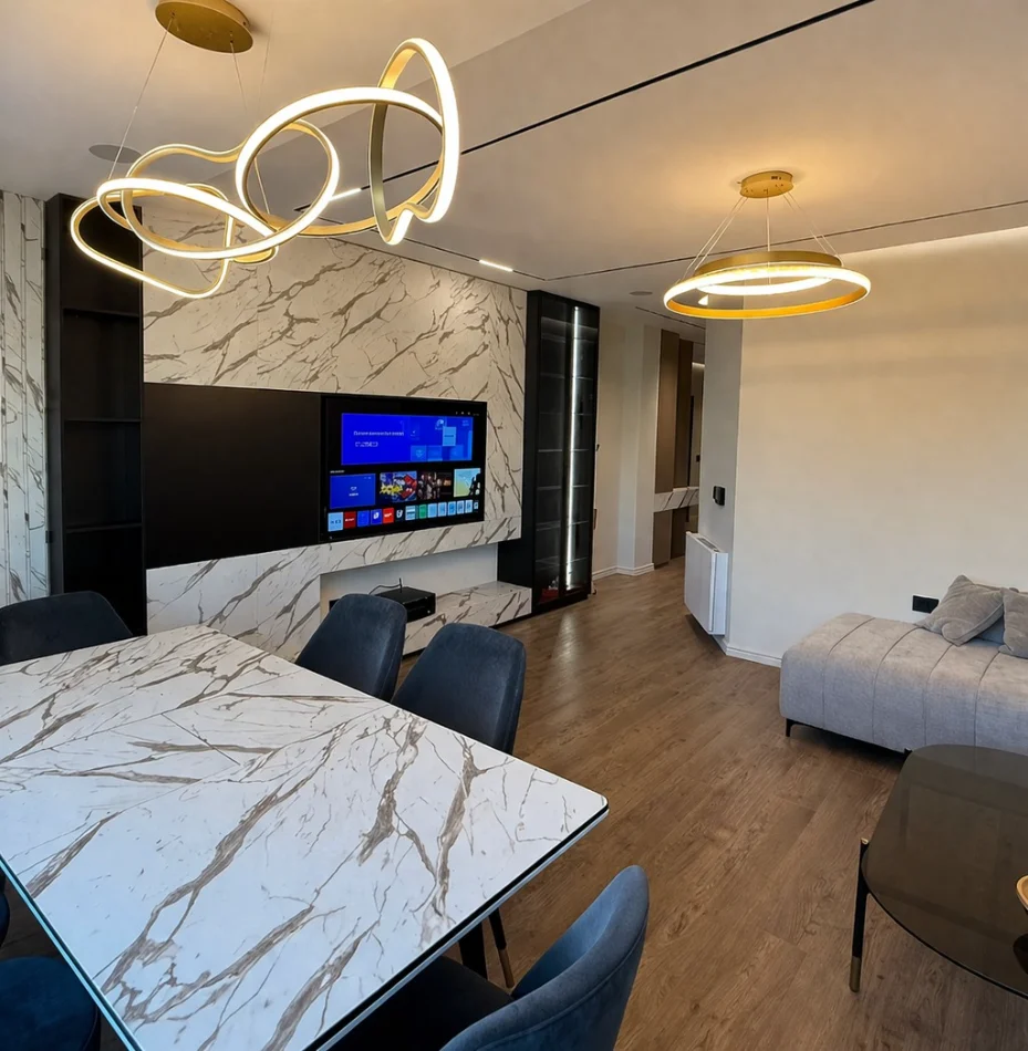 Tirane, jepet me qera apartament 2+1 Kati 3, 130 m² 1.300 € (Liqeni I Thate)