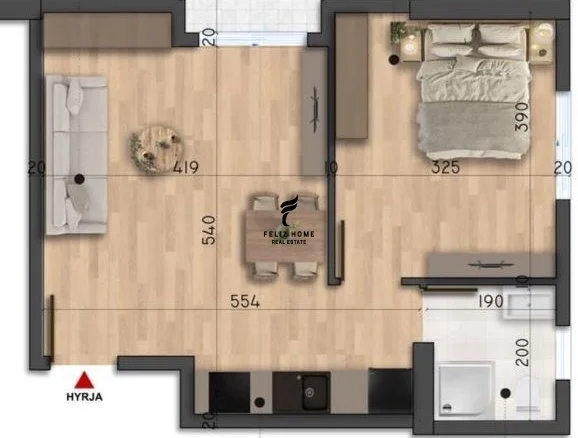 Durres, shitet apartament 1+1+Ballkon Kati 4, 54 m² 65.000 € (MALI ROBIT)