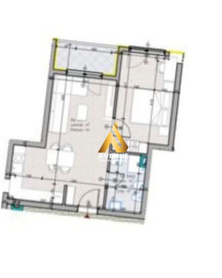 Tirane, shitet apartament 1+1 Kati 1, 65 m² 72.500 € (rruga mehmet gjevori)