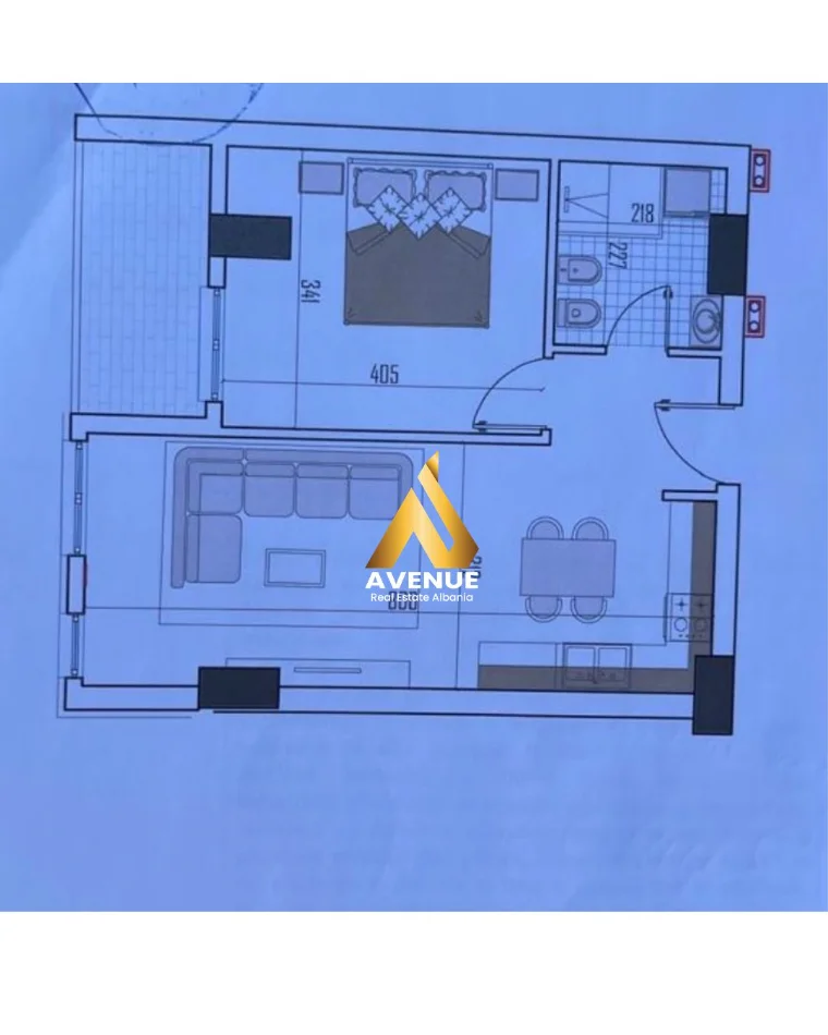 Tirane, shitet apartament 1+1 Kati 4, 71 m² 85.476 € (Paskuqan)