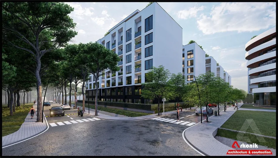 Durres, shitet apartament 1+1+Aneks+Ballkon Kati 8, 72 m² 128.300 € (Mali Robit)