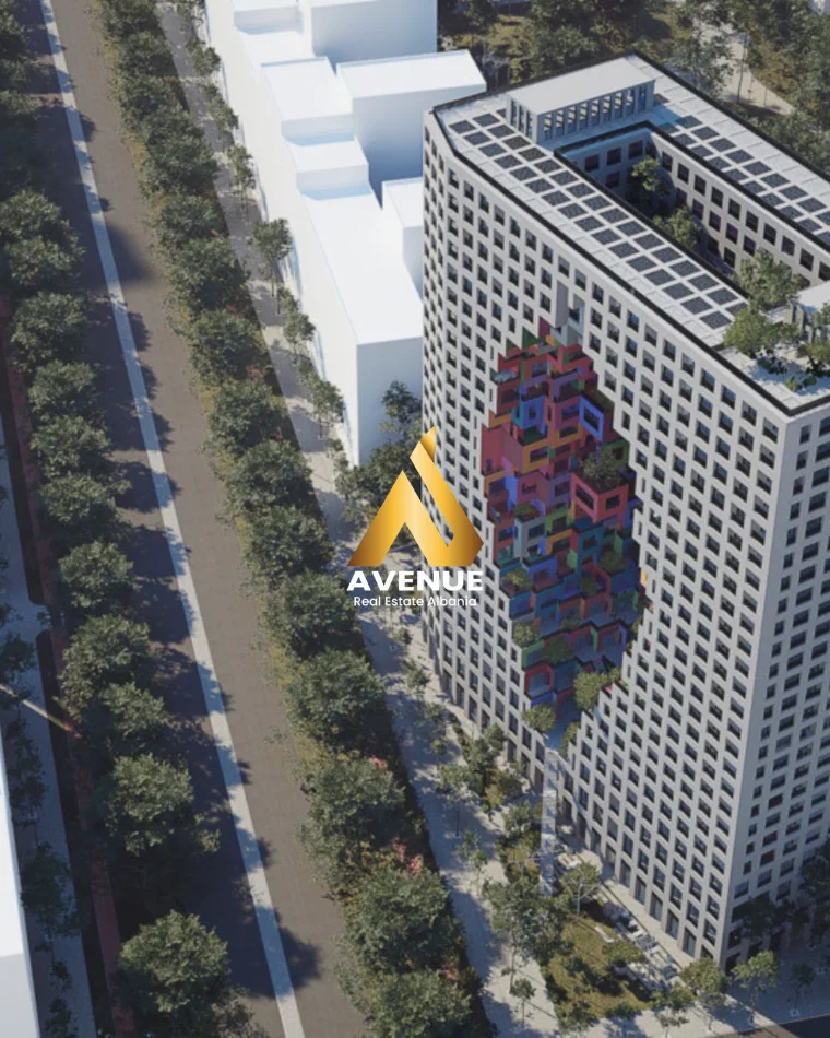 Tirane, shitet apartament 2+1+Ballkon Kati 19, 127 m² 303.120 € (Rruga Emin Kacani) Bulevardi i RI