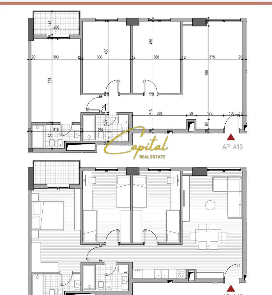 Tirane, shitet apartament 3+1 Kati 1, 122 m² 189.000 € (5 MAJI)