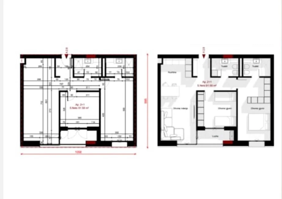 Tirane, shitet apartament 2+1+Ballkon Kati 2, 109 m² 120.604 € (Paskuqan)
