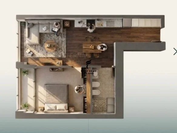 Tirane, shitet apartament 1+1+Ballkon Kati 20, 72 m² 115.200 € (ALI DEMI)