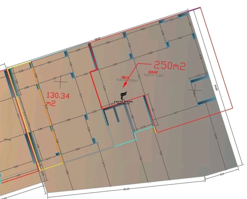 Tirane, jepet me qera dyqan Kati 0, 250 m² 3.000 € (BULEVARDI I RI)