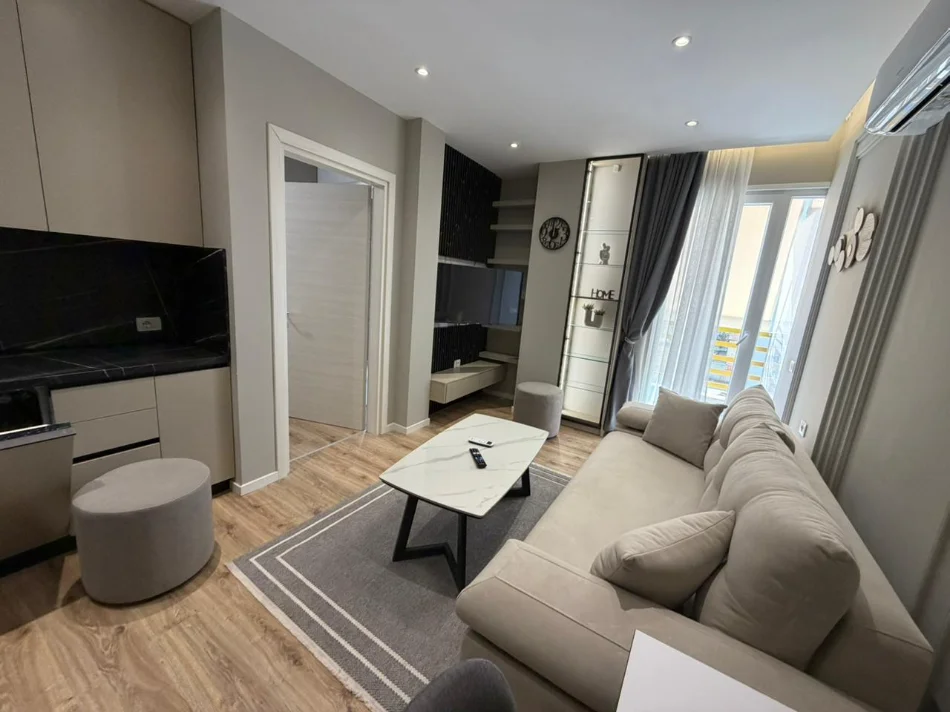 Tirane, jepet me qera apartament 1+1 Kati 3, 