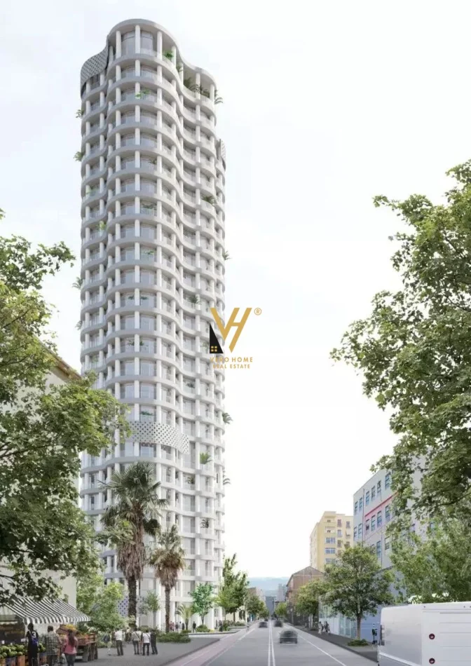 Tirane, shitet apartament 1+1+Ballkon Kati 8, 78 m² 242.000 € (RRUGA E BARRIKADAVE)