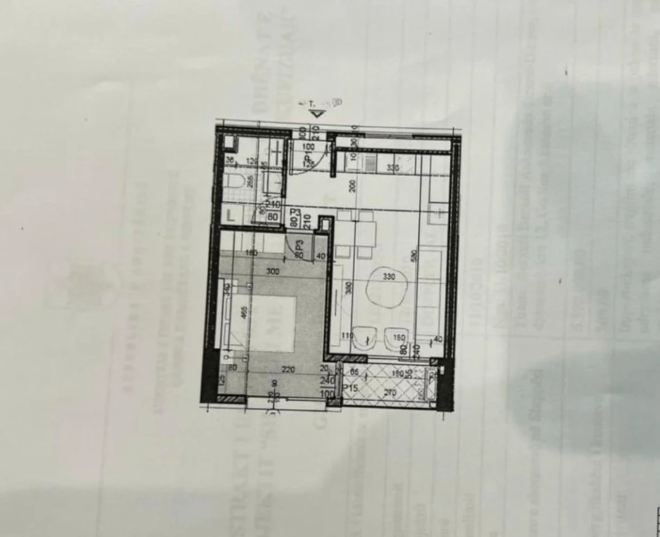 Tirane, shitet apartament 1+1 Kati 4, 59 m² 165.000 € (Rruga Bedri Karapici)