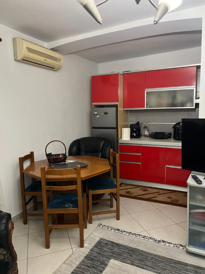 Tirane, jepet me qera apartament 1+1+Ballkon Kati 5, 55 m² 400 € (Rruga Petro Nini Luarasi, 200 m nga shkolla baletit)