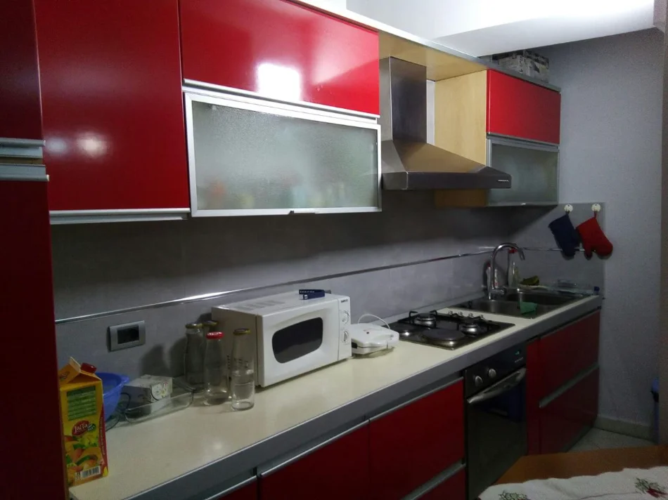 Tirane, jepet me qera apartament 1+1+Ballkon Kati 5, 55 m² 400 € (Rruga Petro Nini Luarasi, 200 m nga shkolla baletit)