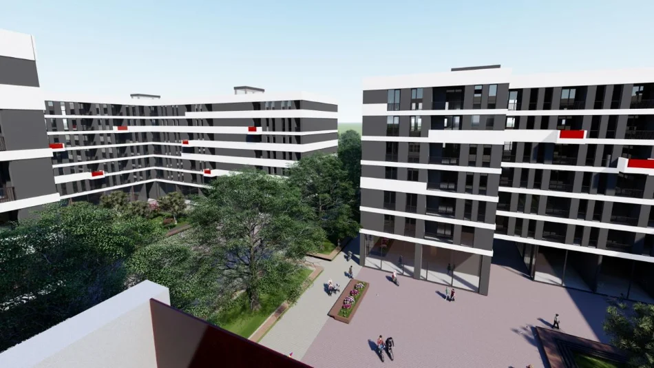 Tirane, shitet apartament 1+1+Ballkon Kati 6, 79 m² (Blv Nene Tereza, Kamez sapo kalon Bashkine)