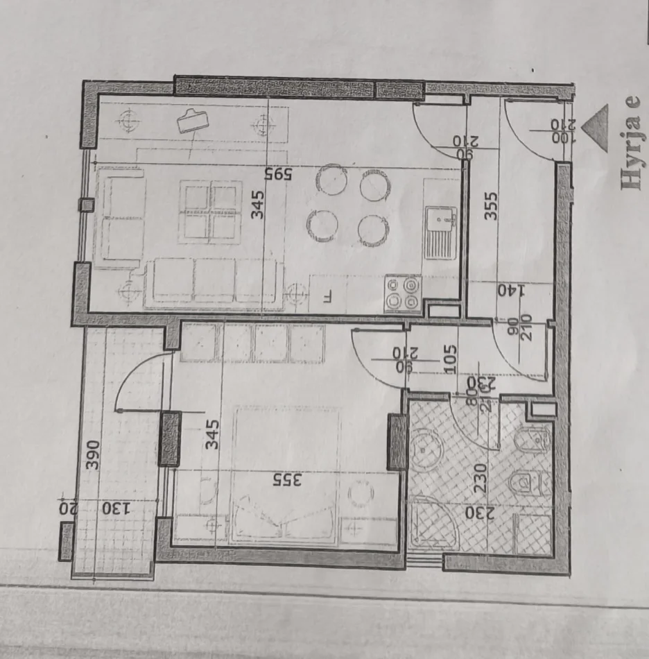 Tirane, shitet apartament 1+1+Ballkon Kati 6, 63 m² 105.000 € (Astir)