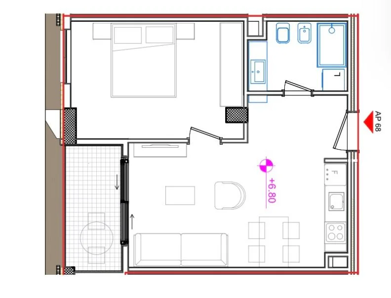 Shengjin, shitet apartament 1+1+Ballkon Kati 4, 69 m² 144.000 € (RANA E HEDHUR,SHENGJIN)