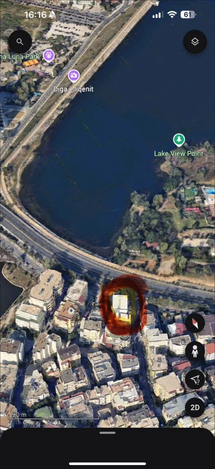 Tirane, jepet me qera apartament 2+1 Kati 4, 87 m² 700 € 