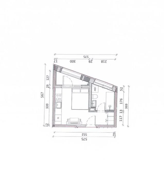 Tirane, shitet garsonier Kati 6, 31 m² 62.000 € (REZIDENCA KADIU)