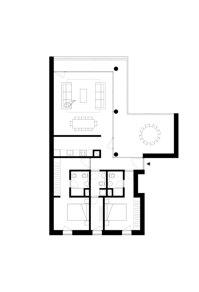 Tirane, shitet apartament 2+1+Aneks+Ballkon Kati 0, 157 m² 275.000 € (Rruga Haxhi Dushku, By Long Hill)