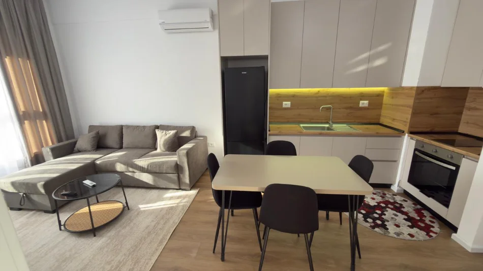 Tirane, jepet me qera apartament 1+1 Kati 6, 48 m² 415 € (Ali Demi)