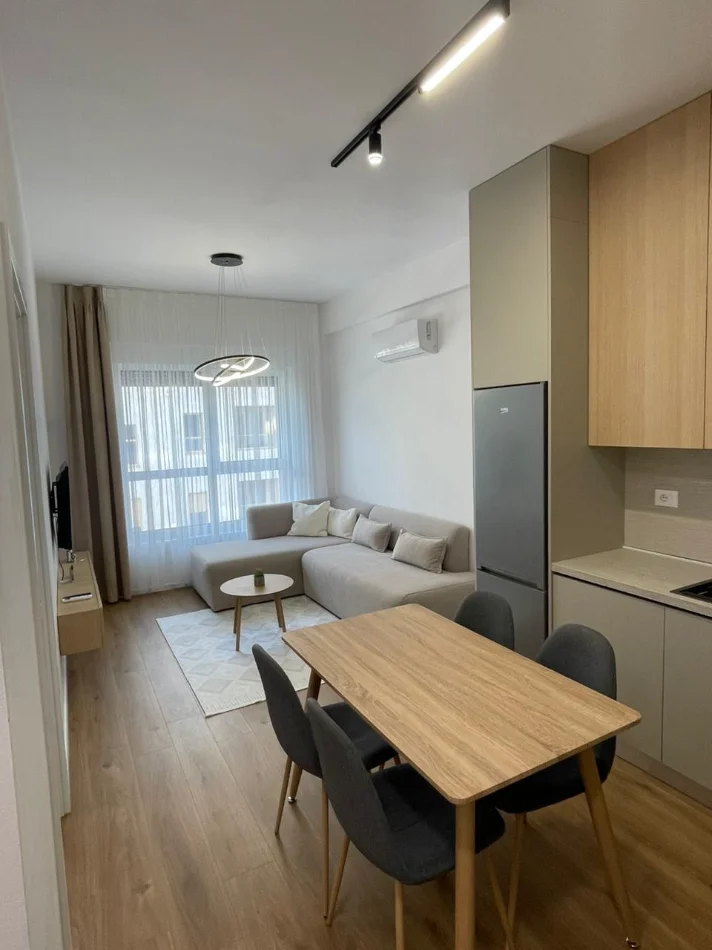 Tirane, jepet me qera apartament 1+1 Kati 5, 