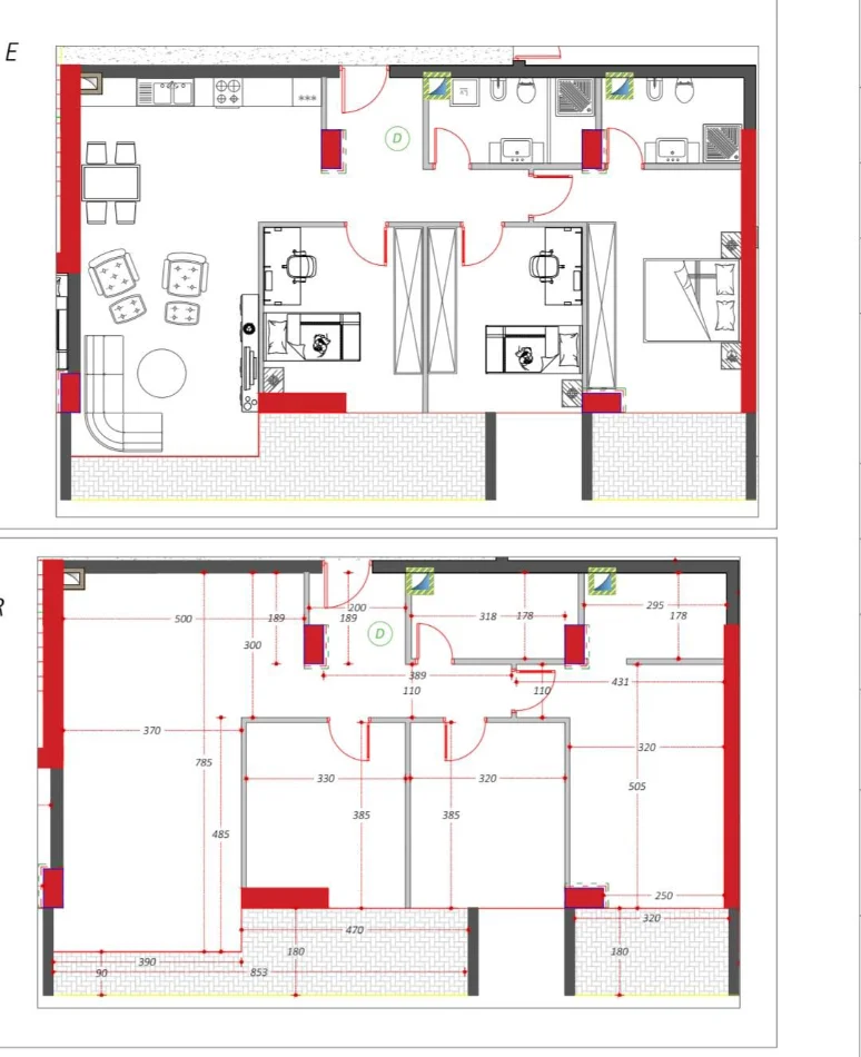 Tirane, shitet apartament 3+1+Ballkon Kati 7, 139 m² 394.000 € (Kompleksi Kika 2)