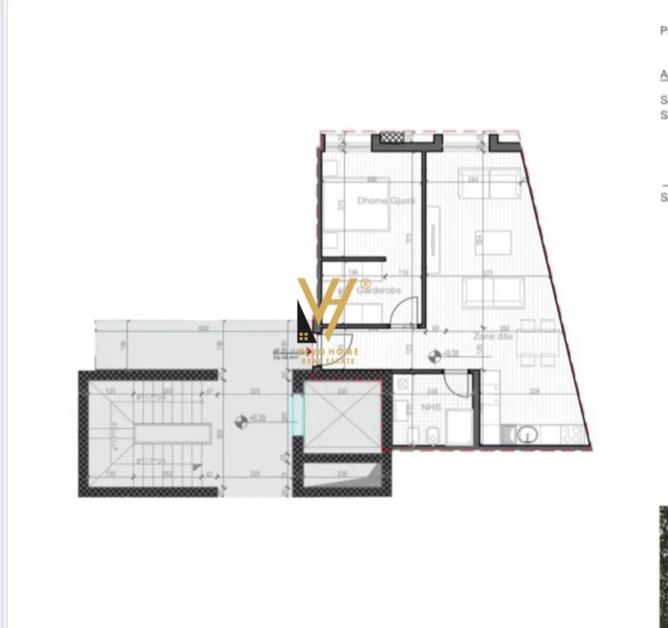 Tirane, shitet apartament 1+1+Ballkon Kati 4, 76 m² 140.000 € (SAUK)