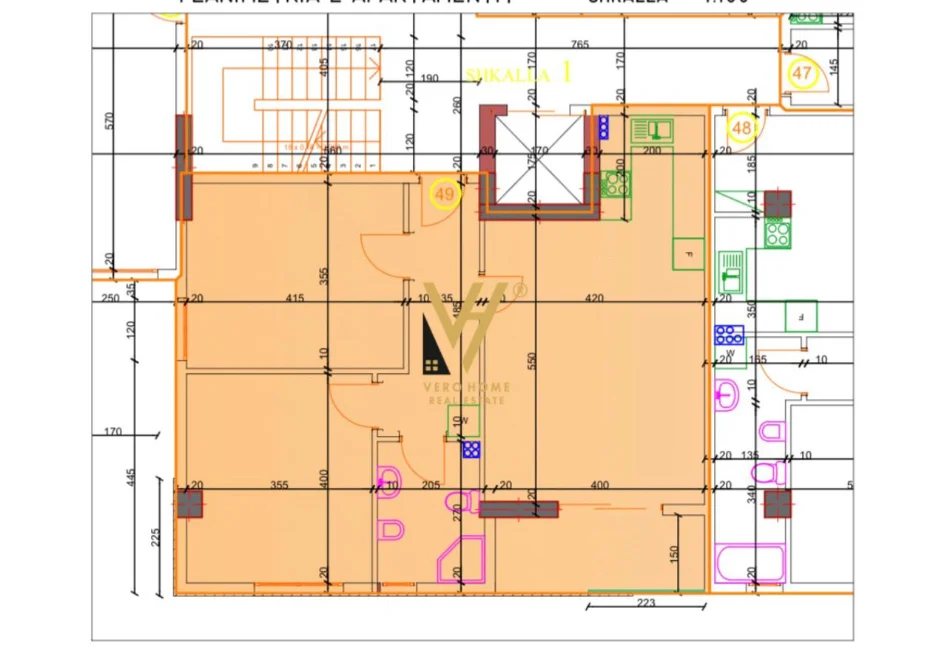 Pogradec, shitet apartament 2+1+Ballkon Kati 7, 90 m² 113.000 € (POGRADEC)