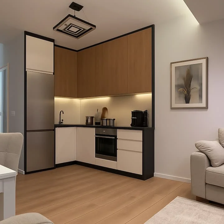 Tirane, jepet me qera apartament 1+1 Kati 8, 50 m² 600 € (Don Bosko)