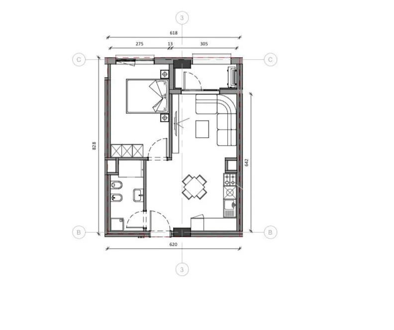 Shqiperi, shitet apartament 1+1 Kati 6, 60 m² 117.000 € (REZIDENCA KAIMI)