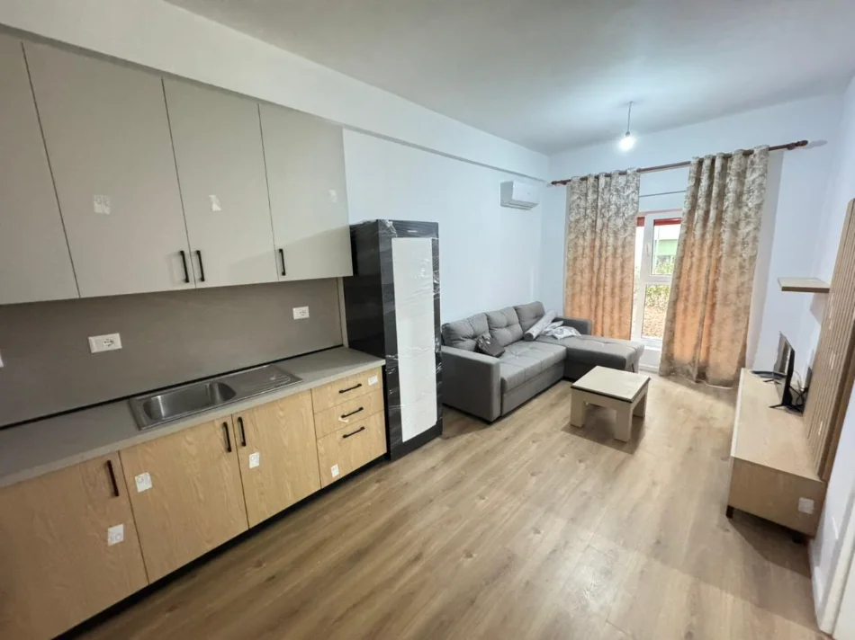 Tirane, jepet me qera apartament 1+1 Kati 1, (Ali Demi)