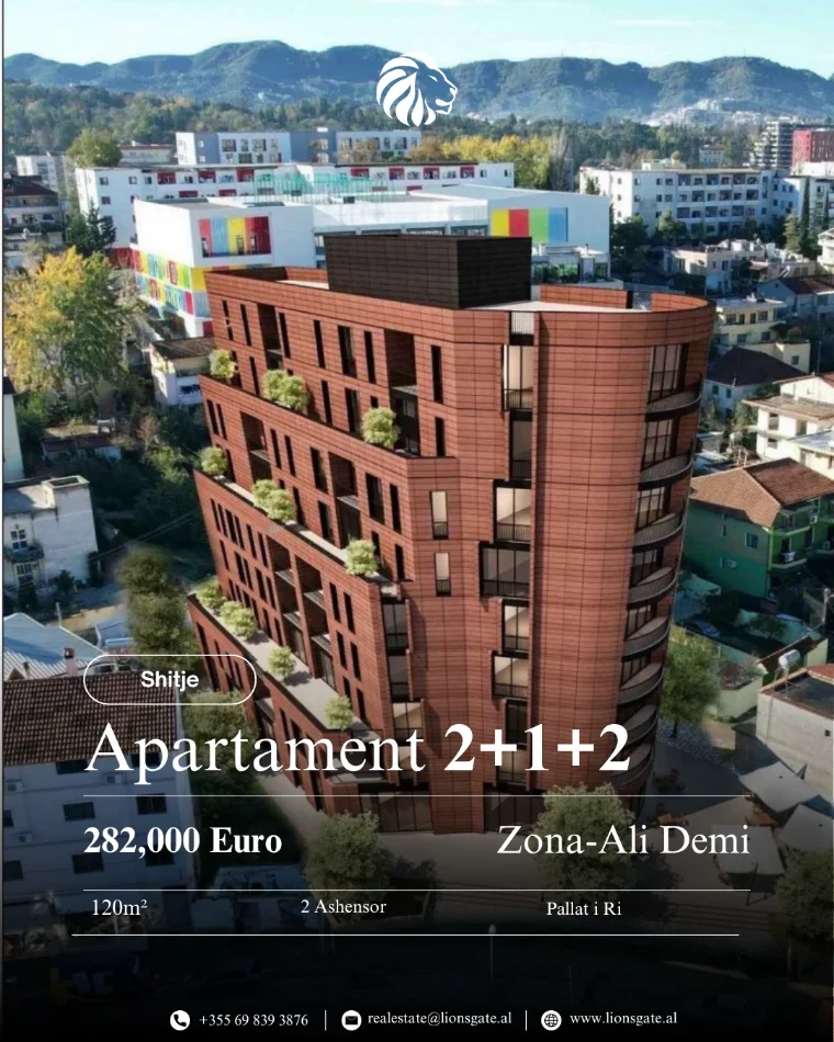 Tirane, shes apartament 2+1+Aneks+Ballkon , 120 m² 282.000 € 