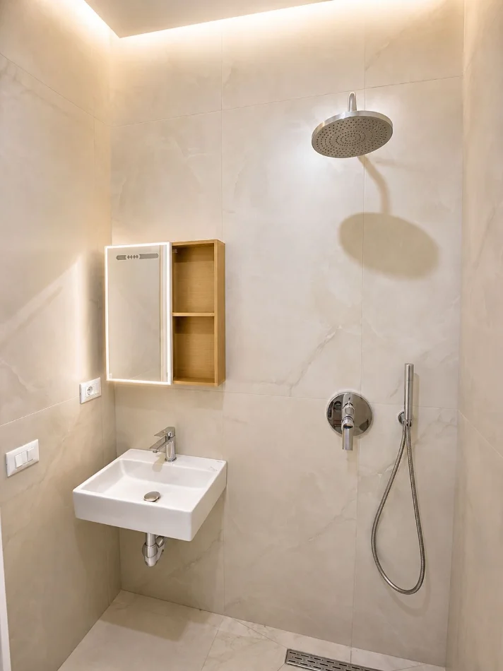 Tirane, jepet me qera apartament 1+1 Kati 2, (fresk)