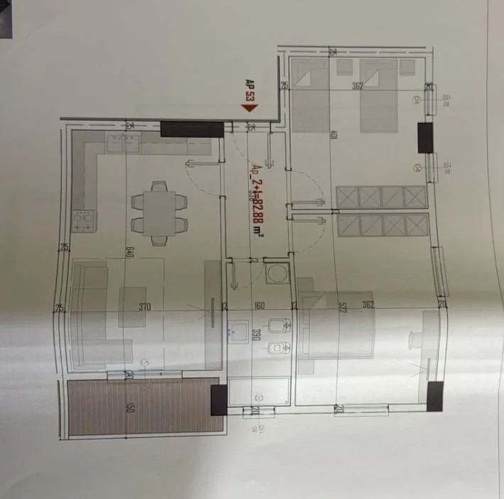 Tirane, shitet apartament 2+1+Aneks+Ballkon Kati 5, 95 m² 94.800 € (Paskuqan)