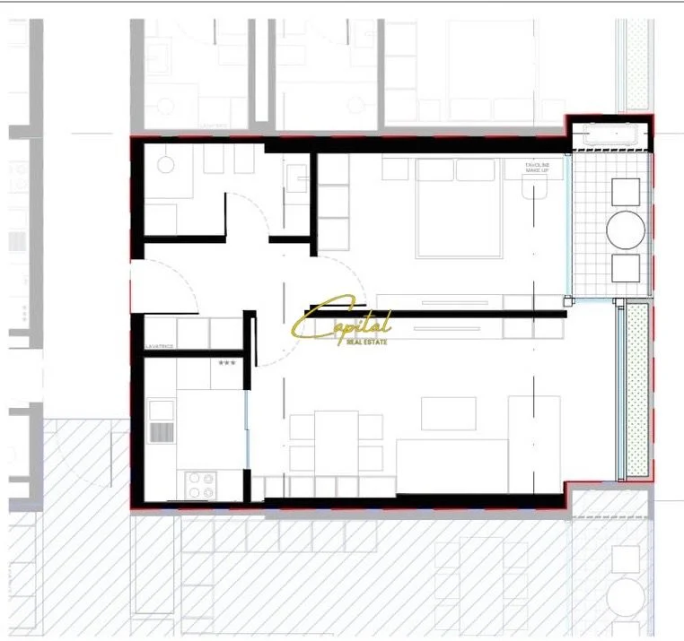 Tirane, shitet apartament 1+1 Kati 6, 79 m² 160.000 € (KOMPLEKSI LION PARK 2)